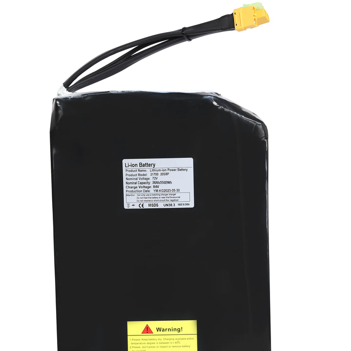 Batterie standard 72V 36AH/Batterie Samsung 72V 40AH Osprey