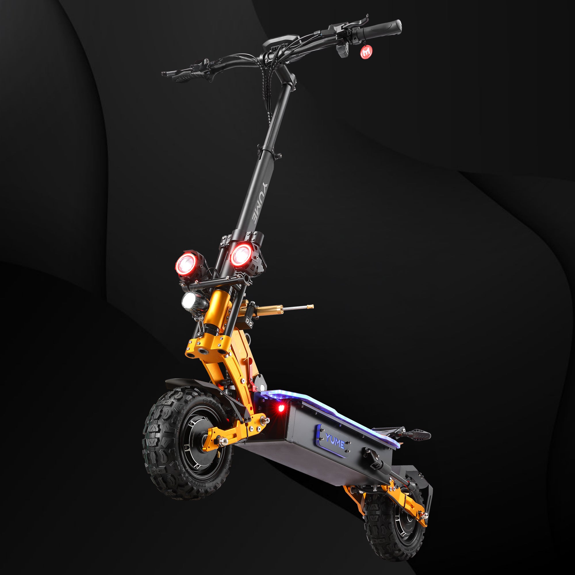 YUME X11 Electric Scooter, 80KM/H 96KM 6000W, All-terrain Tire